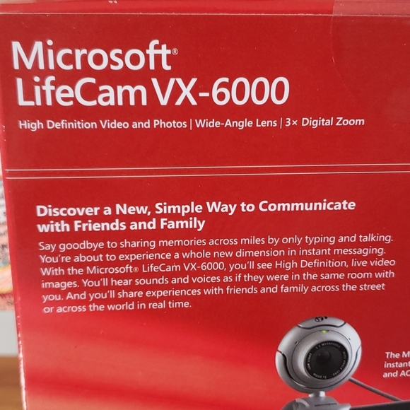Microsoft window live messenger lifecam vx 600 - Picture 8 of 13
